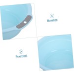 Thickened Plastic Wash Basin for Laundry Baby Care Durable Multifunctional Sink for Foot Baths and Washing Bowls